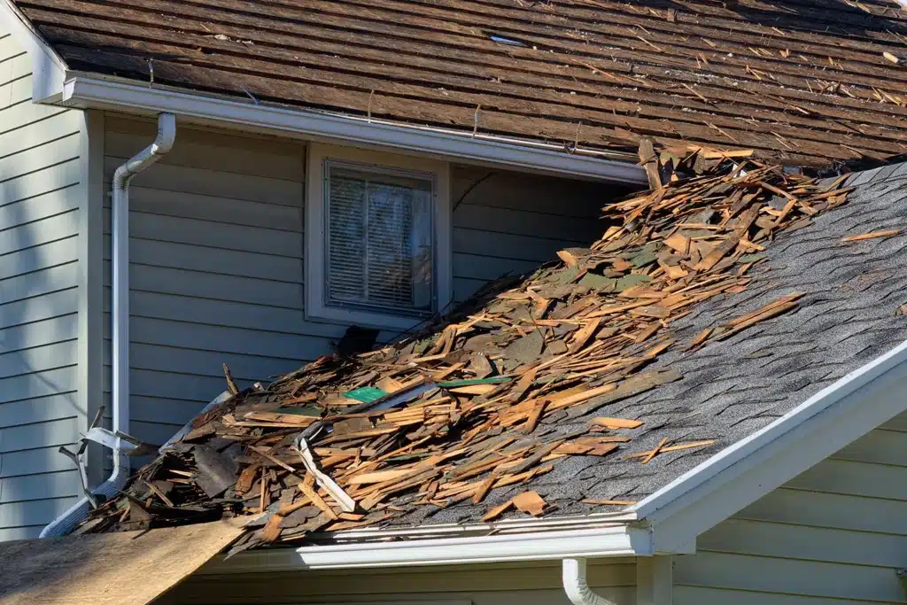 storm damage roof repair - 7