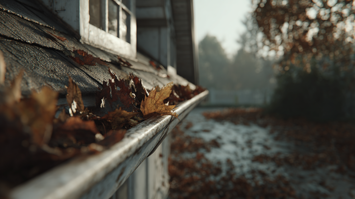 Clogged Gutters shorten lifespan in Camden DE