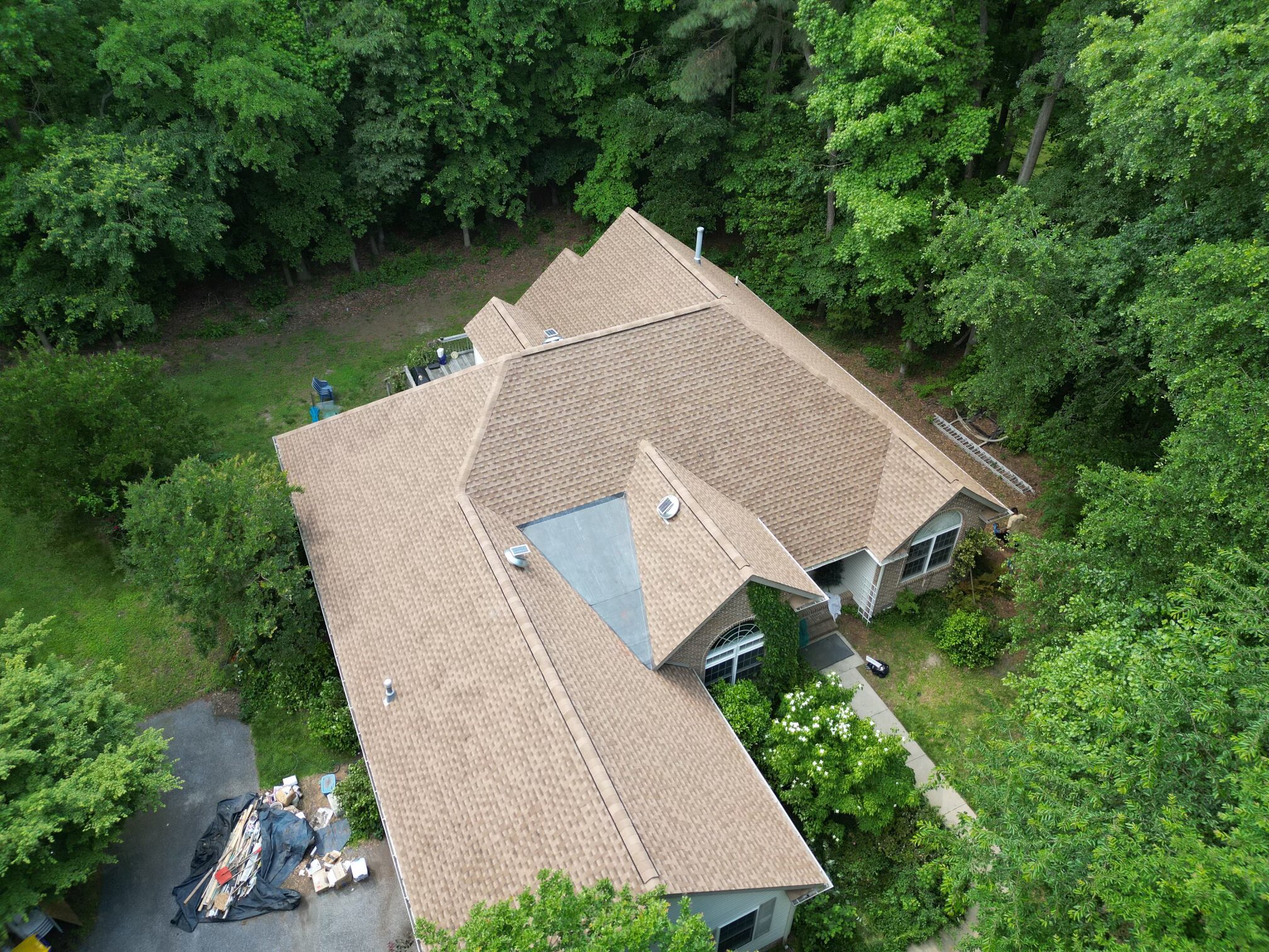 completed roof