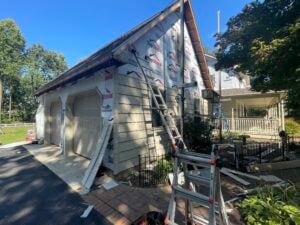 residential siding installation Grand Exteriors project