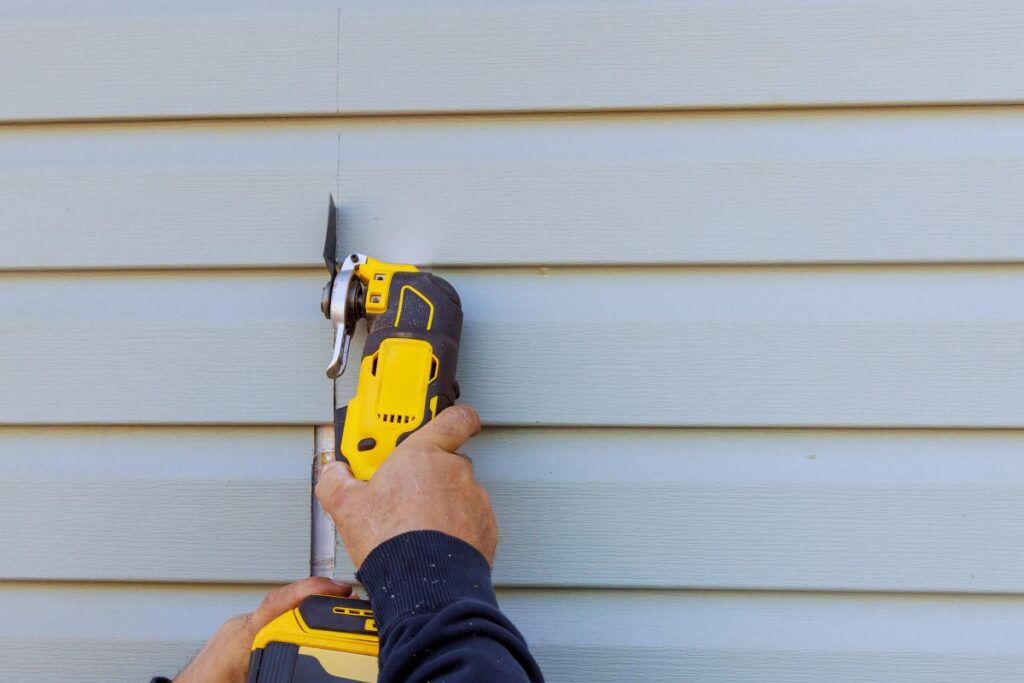 siding repair cutting machine