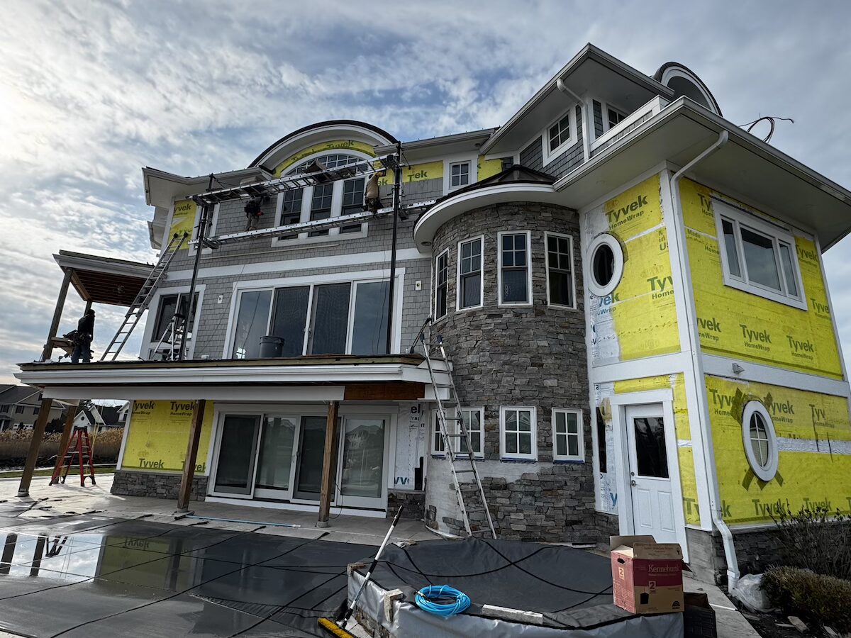 Cedar Shake Siding Prep