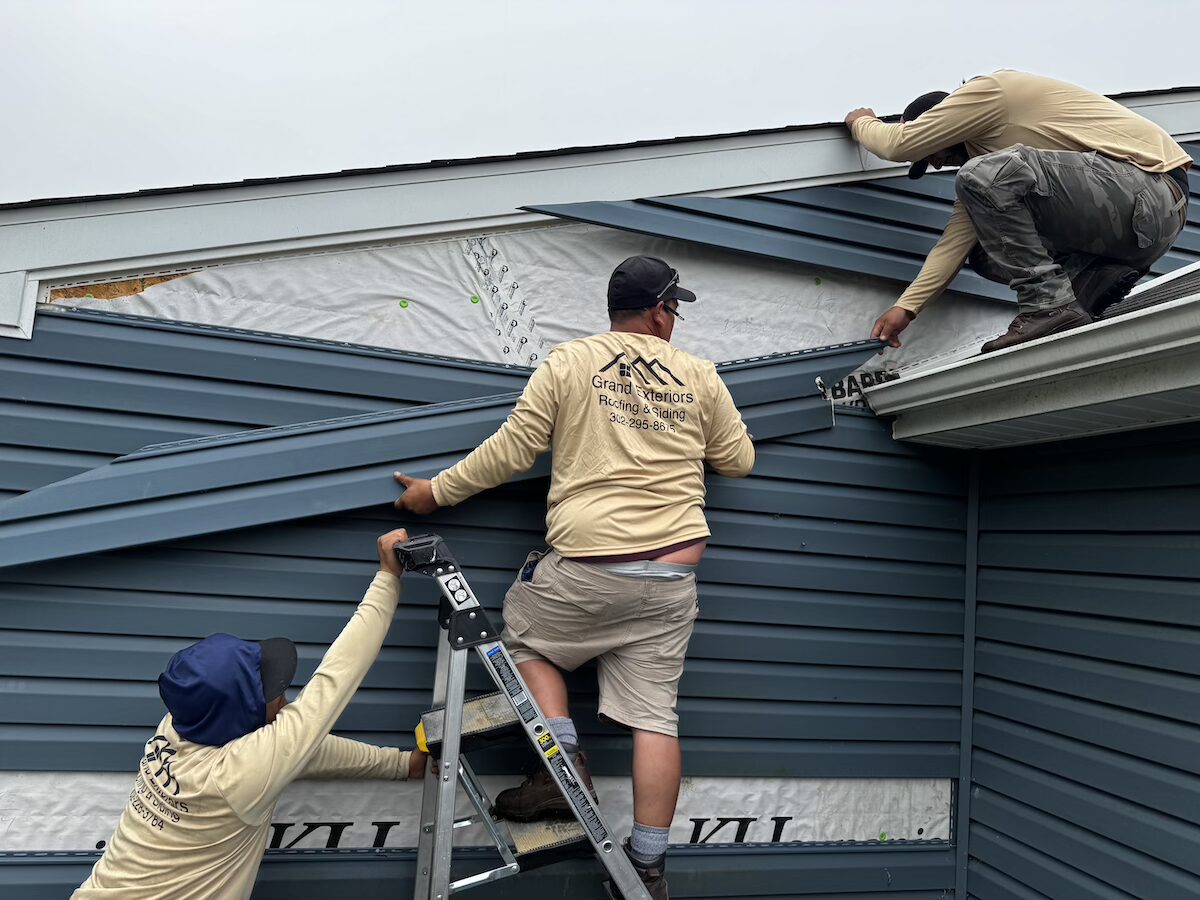 Installing new siding