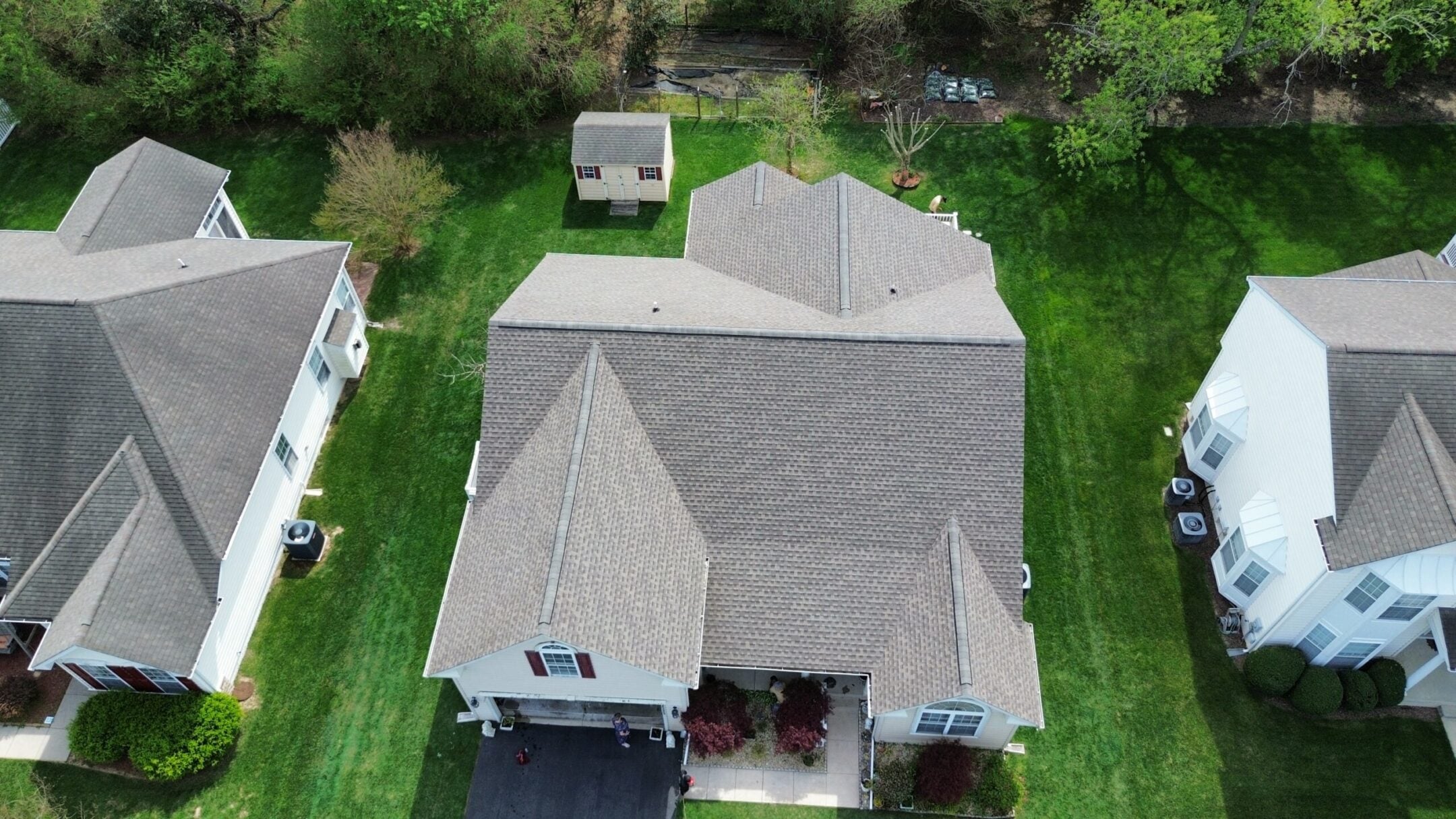 Shingle roof