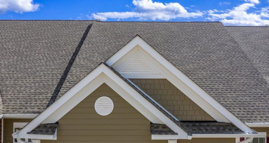 how long does a roof last light shingles white and green siding