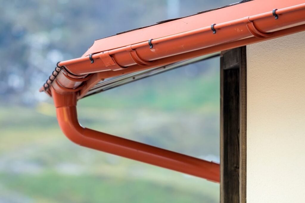 seamless gutters orange water system 